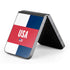 USA Flag Color Block Galaxy Z Flip6 Skin